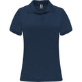 Marineblau - Front - Roly - "Monzha" Poloshirt für Damen - Sport kurzärmlig