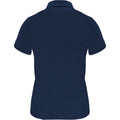 Marineblau - Back - Roly - "Monzha" Poloshirt für Damen - Sport kurzärmlig