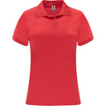 Rot - Front - Roly - "Monzha" Poloshirt für Damen - Sport kurzärmlig