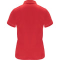 Rot - Back - Roly - "Monzha" Poloshirt für Damen - Sport kurzärmlig