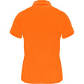 Fluoreszierendes Orange - Back - Roly - "Monzha" Poloshirt für Damen - Sport kurzärmlig