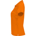 Fluoreszierendes Orange - Side - Roly - "Monzha" Poloshirt für Damen - Sport kurzärmlig