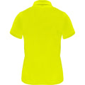 Fluoreszierendes Gelb - Back - Roly - "Monzha" Poloshirt für Damen - Sport kurzärmlig