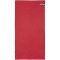 Rot - Front - Handtuch "Pieter", Schnelltrockend