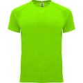 Flurogrün - Front - Roly - "Bahrain" T-Shirt für Kinder - Sport