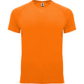 Fluroorange - Front - Roly - "Bahrain" T-Shirt für Kinder - Sport