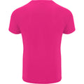 Fluro Rosa - Back - Roly - "Bahrain" T-Shirt für Kinder - Sport