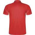 Rot - Back - Roly - "Monzha" Poloshirt für Herren kurzärmlig