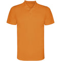 Fluoreszierendes Orange - Front - Roly - "Monzha" Poloshirt für Herren kurzärmlig