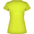 Fluoreszierendes Gelb - Back - Roly - "Montecarlo" T-Shirt für Damen - Sport kurzärmlig