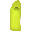 Fluoreszierendes Gelb - Side - Roly - "Montecarlo" T-Shirt für Damen - Sport kurzärmlig