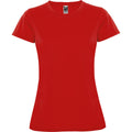 Rot - Front - Roly - "Montecarlo" T-Shirt für Damen - Sport kurzärmlig