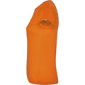 Fluoreszierendes Orange - Side - Roly - "Montecarlo" T-Shirt für Damen - Sport kurzärmlig