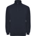 Marineblau - Front - Roly - "Aneto" Sweatshirt mit kurzem Reißverschluss für Herren