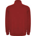 Rot - Back - Roly - "Aneto" Sweatshirt mit kurzem Reißverschluss für Herren
