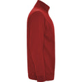 Rot - Side - Roly - "Aneto" Sweatshirt mit kurzem Reißverschluss für Herren