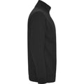 Schwarz - Side - Roly - "Aneto" Sweatshirt mit kurzem Reißverschluss für Herren