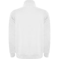 Weiß - Back - Roly - "Aneto" Sweatshirt mit kurzem Reißverschluss für Herren