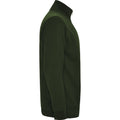Flaschengrün - Side - Roly - "Aneto" Sweatshirt mit kurzem Reißverschluss für Herren