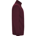 Granatrot - Side - Roly - "Aneto" Sweatshirt mit kurzem Reißverschluss für Herren