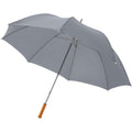 Grau - Front - Bullet Golf-Regenschirm, 76 cm
