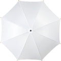 Weiß - Back - Bullet Automatik-Regenschirm Kyle, 58 cm
