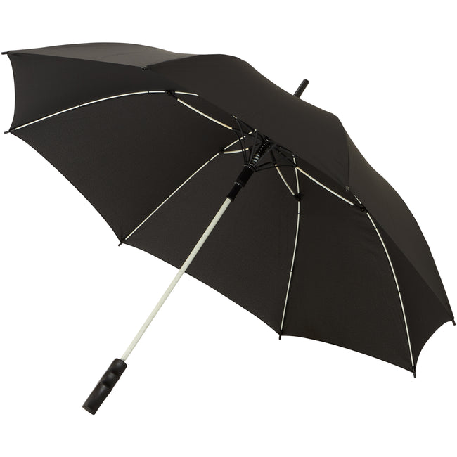 Schwarz-Weiß - Front - Avenue Automatischer Sturm-Regenschirm Spark, 58 cm