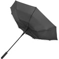 Schwarz - Side - Marksman Automatischer Sturm-Regenschirm Noon, 58 cm