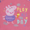Pink - Back - Peppa Pig - Play All Day Badeanzug für Mädchen