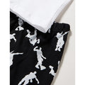 Weiß-Schwarz - Pack Shot - Fortnite - "Dancing" Schlafanzug mit Shorts für Jungen