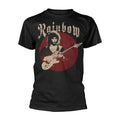 Schwarz - Front - Rainbow - "Blackmore's Night" T-Shirt für Herren-Damen Unisex