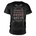 Schwarz - Back - Bloodbath - "Old School" T-Shirt für Herren-Damen Unisex