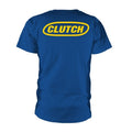 Blau - Back - Clutch - T-Shirt für Herren-Damen Unisex