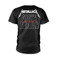 Schwarz - Back - Metallica - "40th Anniversary Forty Years" T-Shirt für Herren-Damen Unisex