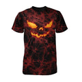 Schwarz-Orange - Front - Helloween - "Batik" T-Shirt für Herren-Damen Unisex
