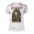 Weiß - Front - Clutch - "Elephant" T-Shirt für Herren-Damen Unisex