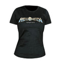 Schwarz - Front - Helloween - "Skyfall" T-Shirt für Damen