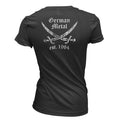 Schwarz - Back - Helloween - T-Shirt für Damen