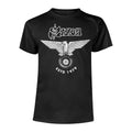 Schwarz - Front - Saxon - "ESTD 1979" T-Shirt für Herren-Damen Unisex