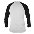 Weiß-Schwarz - Back - Diamond Head - T-Shirt für Herren-Damen Unisex  Langärmlig