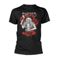 Schwarz - Front - Exhumed - "Gore Metal Maniac" T-Shirt für Herren-Damen Unisex