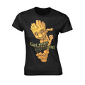 Schwarz - Front - Guardians Of The Galaxy 2 - T-Shirt für Mädchen