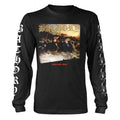 Schwarz - Front - Bathory - "Blood Fire Death 2" T-Shirt für Herren-Damen Unisex  Langärmlig