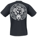 Schwarz - Back - Combichrist - T-Shirt für Herren-Damen Unisex