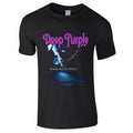 Schwarz - Front - Deep Purple - "Smoke On The Water" T-Shirt für Herren-Damen Unisex