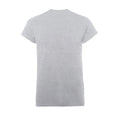 Grau - Back - Friends - "Central Perk" T-Shirt für Herren-Damen Unisex  Krempelärmel