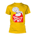 Gelb - Front - Plan 9 - "She Shoulda Said No!" T-Shirt für Herren-Damen Unisex