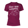 Weinrot - Front - Sonic Youth - "Confusion Is Sex" T-Shirt für Herren-Damen Unisex