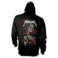 Schwarz - Back - Metallica - "Death Reaper" Kapuzenpullover für Herren-Damen Unisex