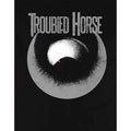 Schwarz - Side - Troubled Horse - T-Shirt für Herren-Damen Unisex